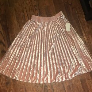 Brand new velvet midi skirt